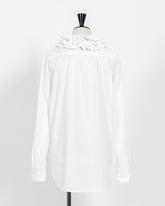 株式会社EUREKA SHIRT RUFFLED SHIRT - WHITE