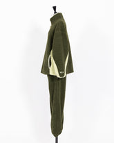 株式会社EUREKA TOPS FLEECE HALF ZIP TOP - KHAKI