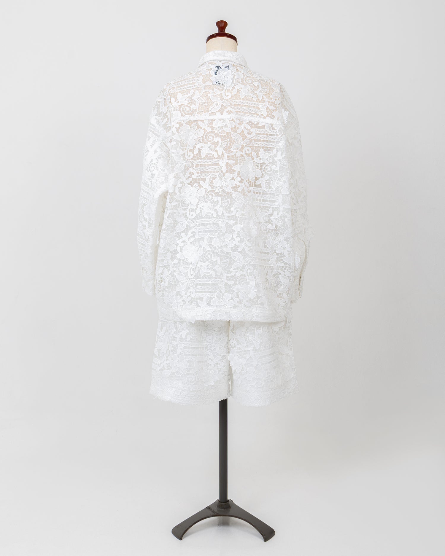 LAYAS - レイヤーズ OUTER LACE COVERALL - WHITE