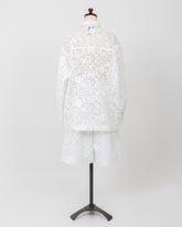 LAYAS - レイヤーズ OUTER LACE COVERALL - WHITE