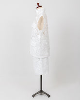 LAYAS - レイヤーズ OUTER LACE VEST - WHITE