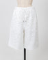 LAYAS - レイヤーズ BOTTOMS LACE SHORT PANT - WHITE
