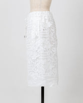 LAYAS - レイヤーズ BOTTOMS LACE SHORT PANT - WHITE