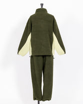 株式会社EUREKA TOPS FLEECE HALF ZIP TOP - KHAKI