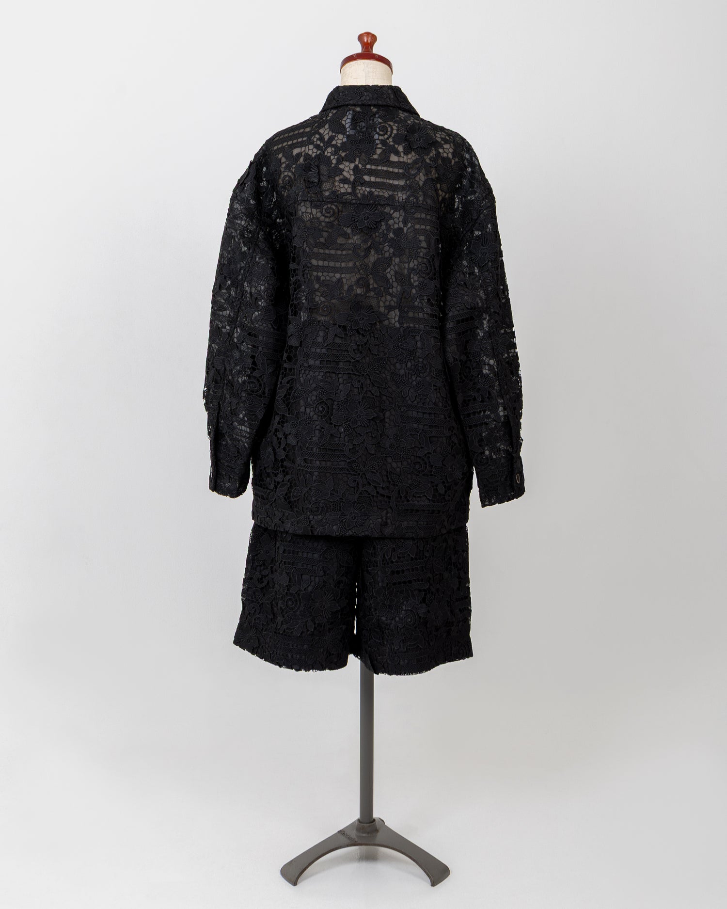 LAYAS - レイヤーズ OUTER LACE COVERALL - BLACK
