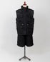 LAYAS - レイヤーズ OUTER LACE VEST - BLACK