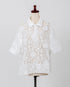 LAYAS - レイヤーズ SHIRT LACE SKIPPER S/S P/O - WHITE