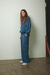 LAYAS - レイヤーズ OUTER JORSEY COLOR BLOUSON - KHAKI
