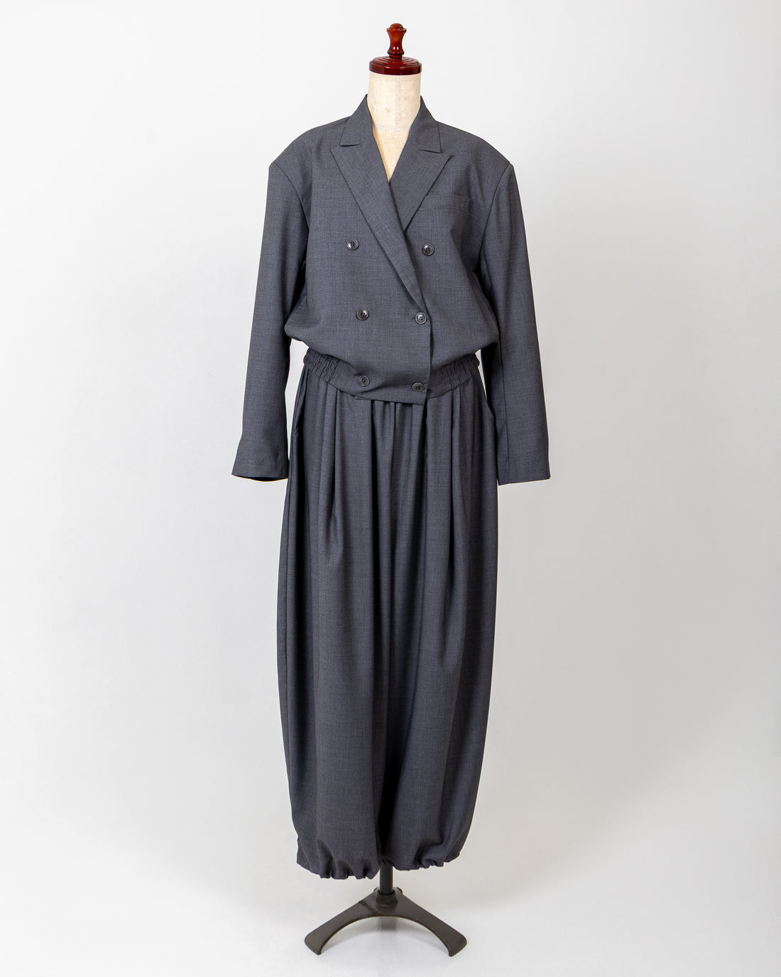 DRESS BLOUSON JACKET - GRAY