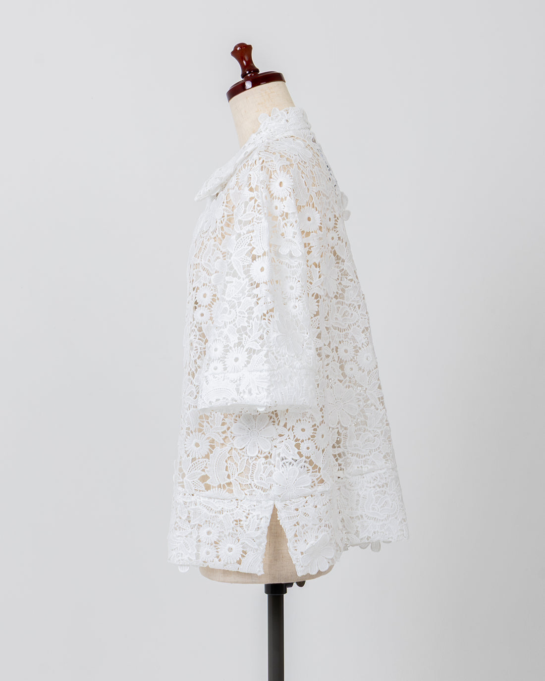 LACE SKIPPER S/S P/O - WHITE