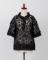 LAYAS - レイヤーズ SHIRT LACE SKIPPER S/S P/O - BLACK