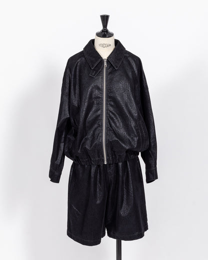 株式会社EUREKA OUTER SUEDE BLOUSON - BLACK