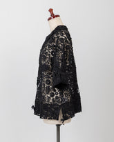 LAYAS - レイヤーズ SHIRT LACE SKIPPER S/S P/O - BLACK