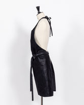 株式会社EUREKA BOTTOMS SUEDE SHORT PANT - BLACK