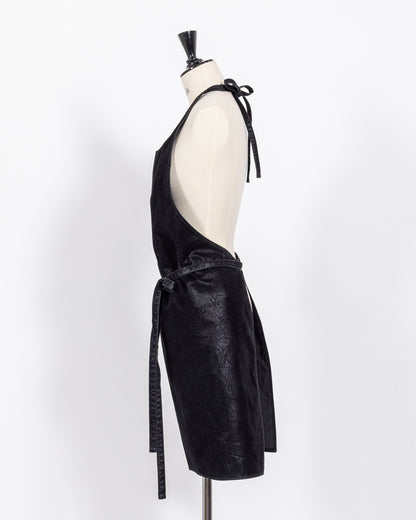 株式会社EUREKA BOTTOMS SUEDE SHORT PANT - BLACK