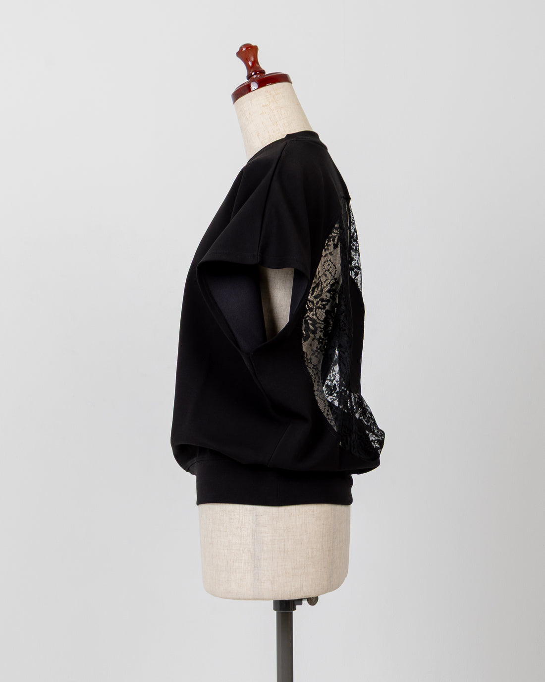 BACK LACE N/S  P/O - BLACK