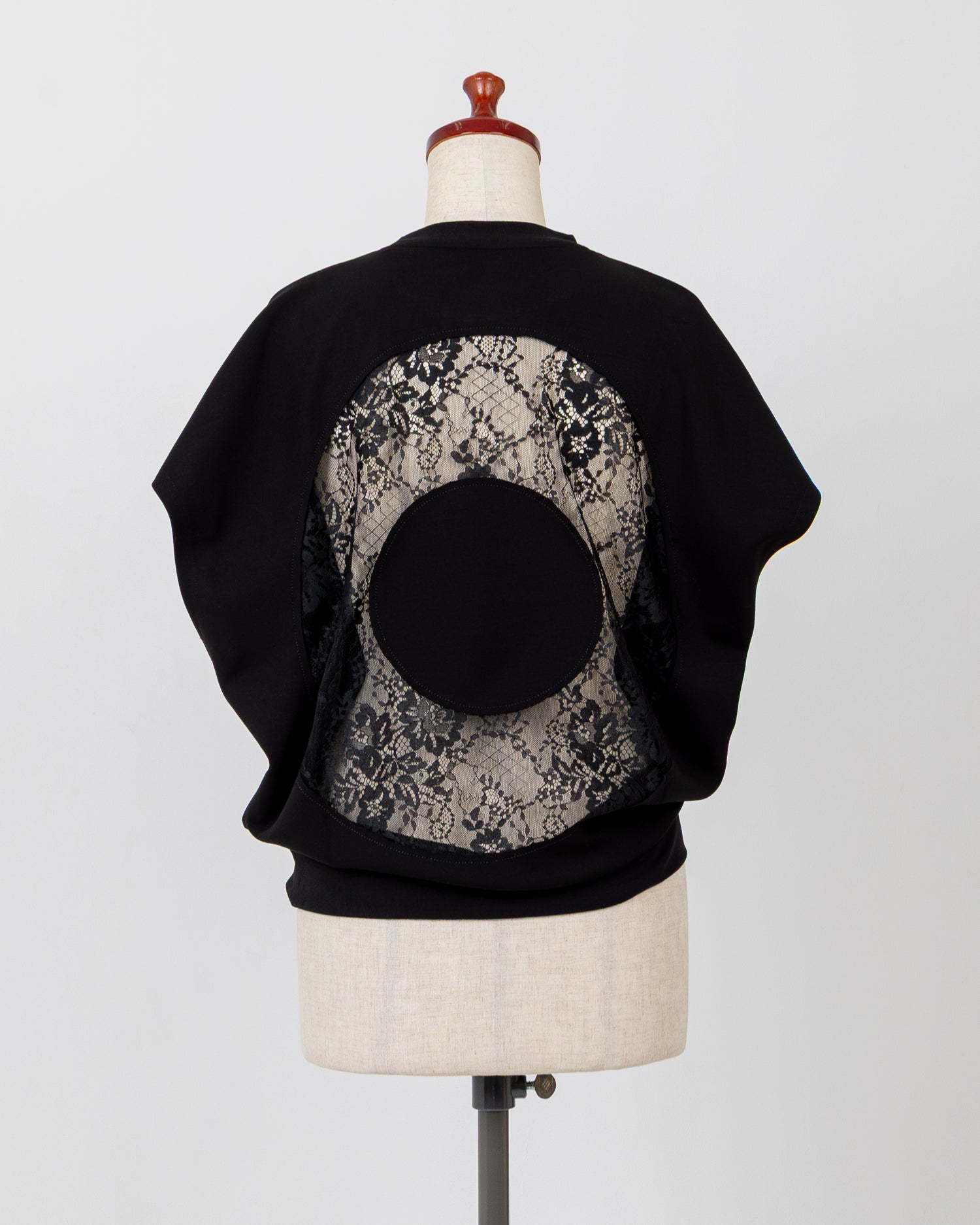 LAYAS - レイヤーズ TOPS BACK LACE N/S P/O - BLACK