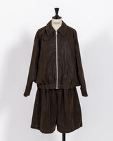 株式会社EUREKA OUTER SUEDE BLOUSON - BROWN