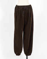 株式会社EUREKA BOTTOMS SUEDE PANT - BROWN