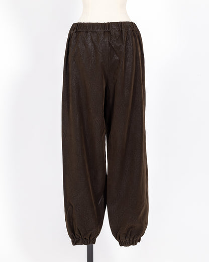 株式会社EUREKA BOTTOMS SUEDE PANT - BROWN