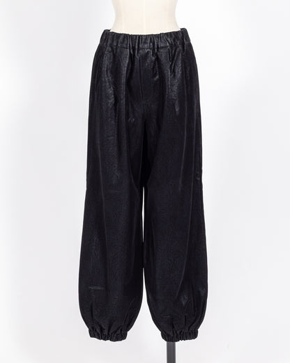 株式会社EUREKA BOTTOMS SUEDE PANT - BLACK