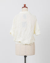 LAYAS - レイヤーズ TOPS SIWA POLO KNIT - WHITE