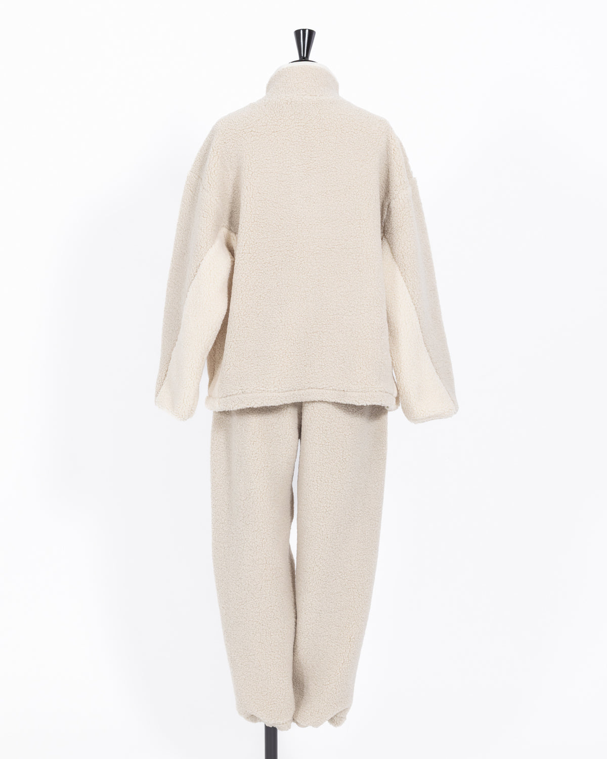 株式会社EUREKA TOPS FLEECE HALF ZIP TOP - BEIGE