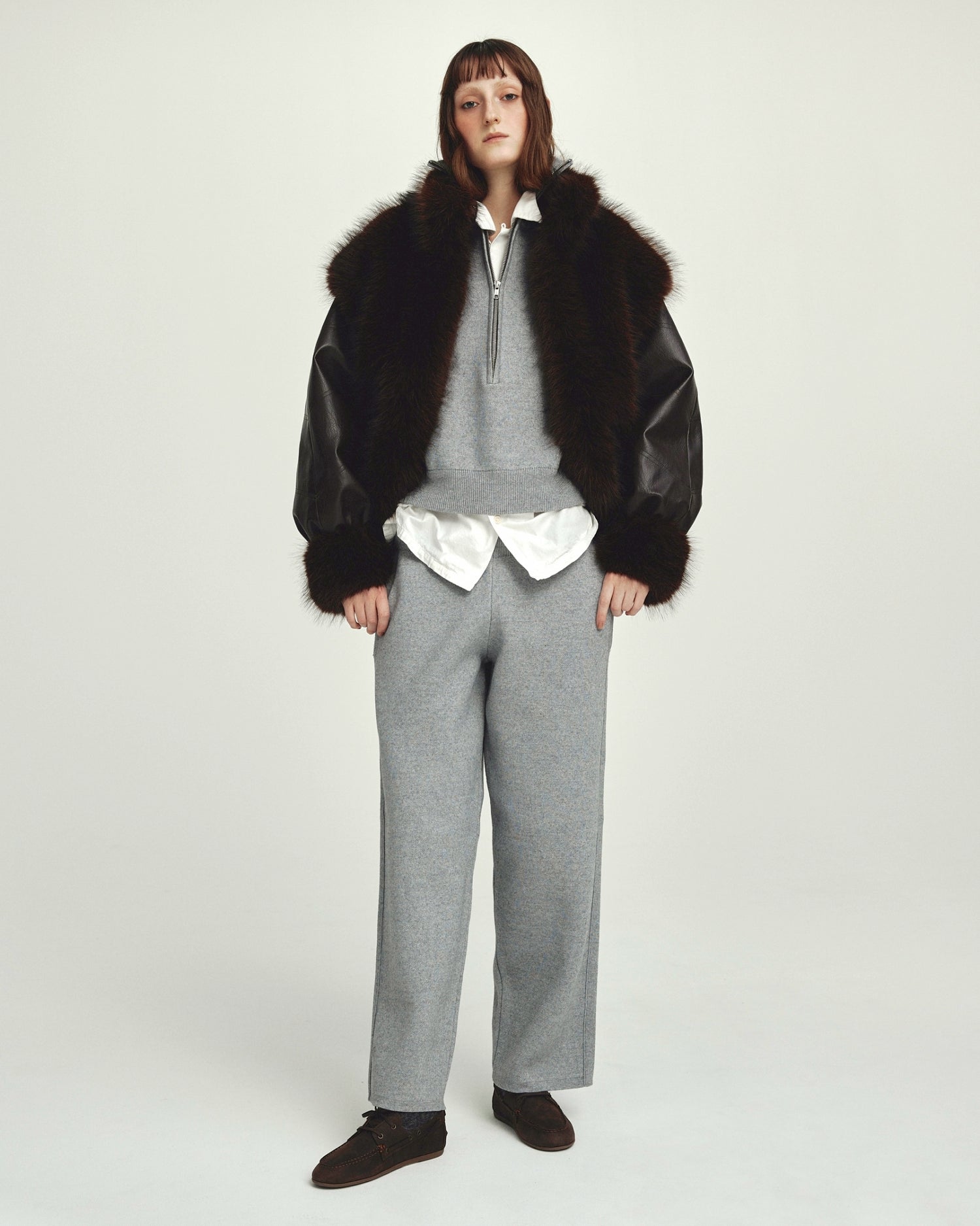 CASHMERE MIX  KNIT SWEAT  SET UP