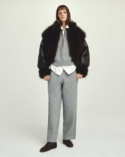 CASHMERE MIX  KNIT SWEAT  SET UP